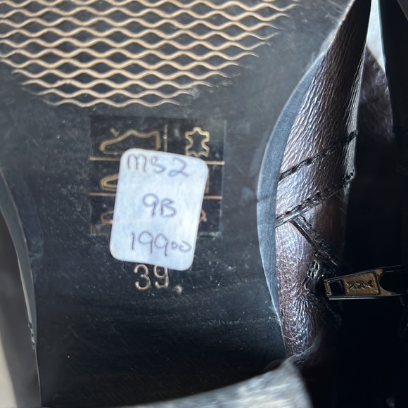 Brown Italian leather boots size 9 - Picture 6 of 7